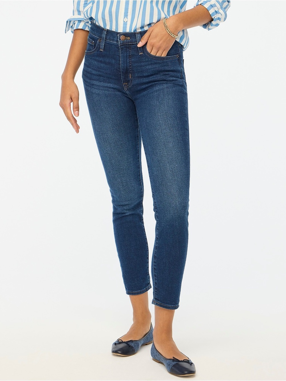 J. Crew Mercantile Mid Rise Skinny Ankle Jean